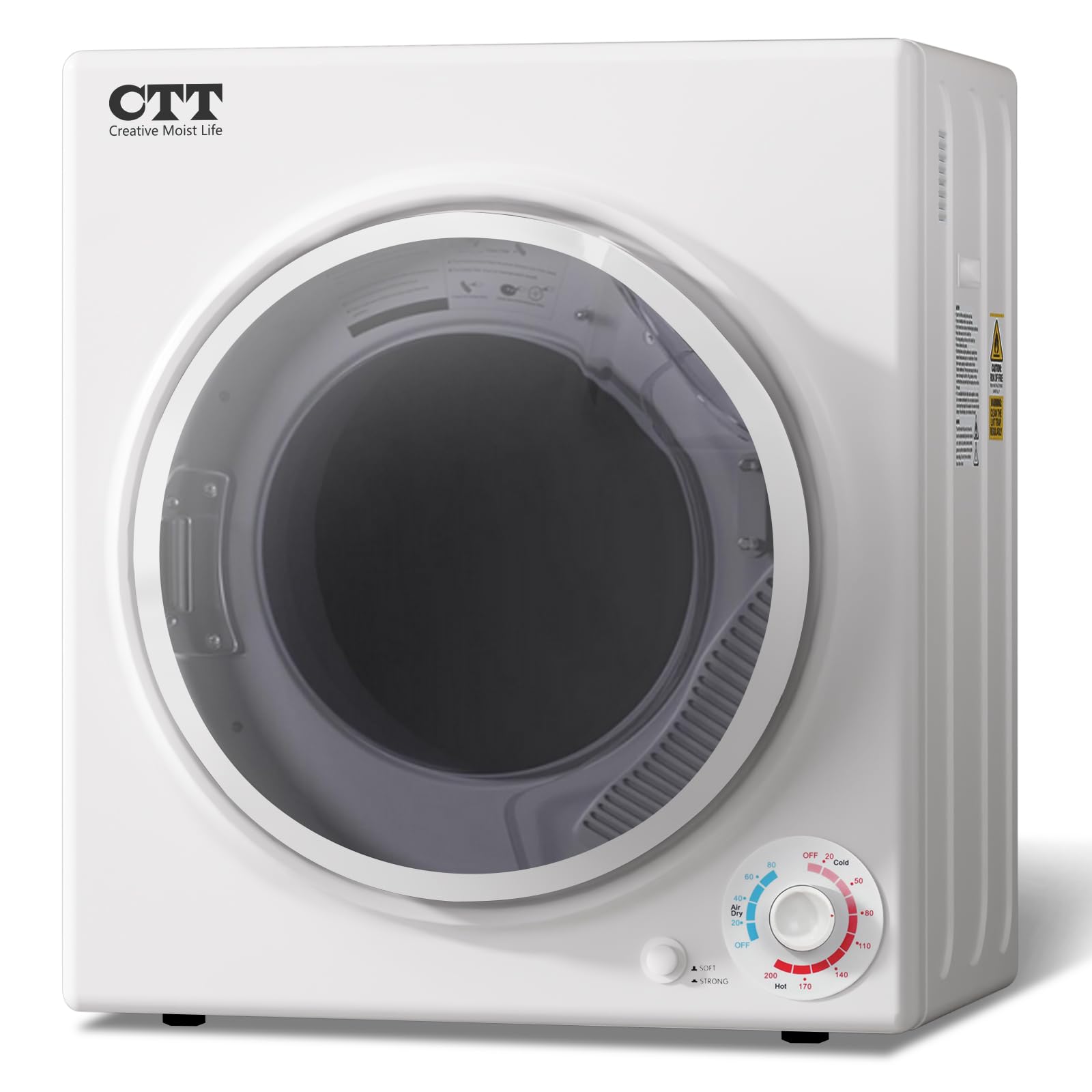 Amazon.com: CTT Portable Clothes Dryer 3.5 cu.ft, 110V Laundry